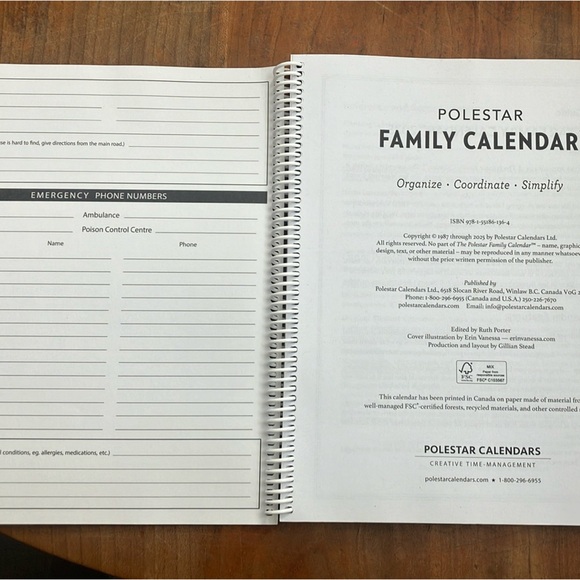 Polestar 2025 Family Calendar - Picture 3 of 13